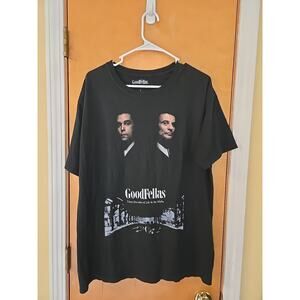 Goodfellas Mens L T Shirt Black Movie Promo Mafia Size Large